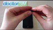 How to insert UnlockMySIM Sticker v1 in your iPhone | UMS by doctorSIM
