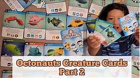 Octonauts Creature Cards (part 2) with V/O by 4 year old | Knowledge with Fun for Kids