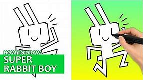 How To Draw Super Rabbit Boy (Easy Drawing Tutorial)