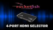 Rocketfish 4-Port HDMI Selector/Switch - Unboxing, Setup, Quality