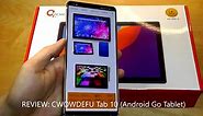 REVIEW: Cwowdefu 10 Inch Android Tablet (MQ 1015) - Budget $99 Tablet?