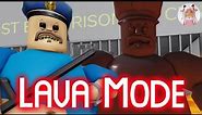 [LAVA MODE] BARRY'S PRISON RUN! (FIRST PERSON OBBY!) Roblox Gameplay Walkthrough No Death [4K]