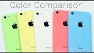 iPhone 5c Color Comparison [Green, Yellow, White, Pink, or Blue?]