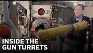 What was it like to work in the gun turrets? | HMS Belfast's Armament