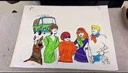 How to color Scooby, Mystery Inc, and The Mystery Machine