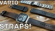 Casio World Time Upgrade! Vario Leather Straps