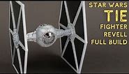 Star Wars TIE Fighter 1/110 Revell Full Build Video | RWO Models