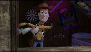 Toy story Woody fails to escape Sids house