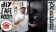 How to build a DIY safe room using snapsafe door and gallowtech walls - doubles as storm shelter
