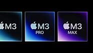 Apple introduces new M3 chip lineup, starting with the M3, M3 Pro, and M3 Max