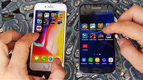 Samsung Galaxy S7 vs iPhone 8 - 2 years different between/SPEED TEST+multitasking-Which is faster!?