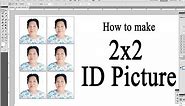How to make 2x2 picture in Photoshop. Create 2x2 picture in easy way