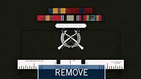 USMC Rifle Badge & Ribbon Spacer.wmv