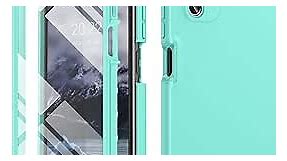 JXVM for Nokia G400-5G Phone Case: Dual Layer Silicone Slim Nokia Style+ 5G Case - Full Protection Durable Shockproof Protective Cute Cell Phone Cover (Mint Green)