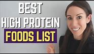 BEST High Protein Foods To LOSE WEIGHT In CALORIE DEFICIT