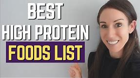 BEST High Protein Foods To LOSE WEIGHT In CALORIE DEFICIT