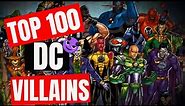 Top 100 DC Villains