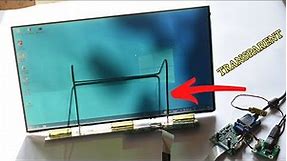 How to Make a Transparent Monitor at Home (And It's Super Easy!) | DIY Transparent Screen