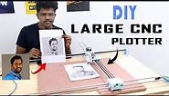 DIY Large CNC Plotter | Writing & Drawing Machine | Resizeable CNC Plotter | Coders Cafe