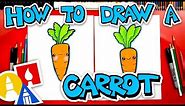 How To Draw A Funny Carrot