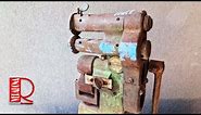 Antique leather machine - Restoration