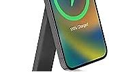 mophie Snap+ 2-in-1Charge Stand & Pad - 15w Wireless Charger Compatible with iPhones & AirPods, Includes Snap+ Adapter for Other Qi Enabled Phones, Steel Base, Adjustable Angles
