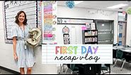 FIRST DAY OF SCHOOL | recap vlog, third grade teacher