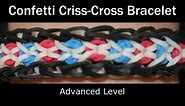 Rainbow Loom® Confetti Criss-Cross Bracelet