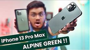 iPhone 13 Pro Max Unboxing | Alpine Green 🔥🔥