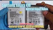 Cara ganti Baterai Samsung Galaxy A10 (SM-A105) | Solusi Baterai Drop atau cepat habis
