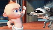 Jack-Jack Vs Raccoon Scene | INCREDIBLES 2 (2018) Pixar, Movie CLIP HD