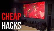 Cheap And Easy Home Theater Hacks