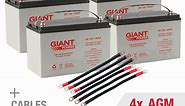 140AH Deep Cycle Battery Pack|Giant Power 140AH 12V AGM Deep Cycle Batteries|DeepCycle Battery Sale