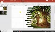 PowerPoint Nature title slide design 2021 | Stunning title slide design in PowerPoint