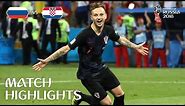 Russia v Croatia | 2018 FIFA World Cup | Match Highlights