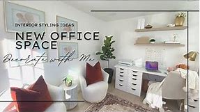 Small Office Space Ideas|Decorate With Me|Neutral Home Decor|PT2