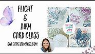 Making 4 Beautiful Cards with the Stampin’ Up! Flight and Airy Designer Series Paper | Online Class