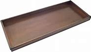 Good Directions Large Boot Tray, Classic Multi-Purpose All Weather Decorative Boot Tray, Shoes, Plants, Garage, Patio Door, Pet Bowls, 34 inch Entry Indoor Shoe Tray, Brown Copper Finish