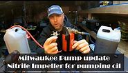 Milwaukee 2771-20 transfer pump update. Pumps oil and diesel, updated video!