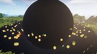 MY FIRST TIME TRYING THE BLACKHOLE MOD! | minecraft black hole mod | READ DESCRIPTION! |