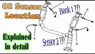 Bank 1, Bank 2. Oxygen O2 Sensor Location, I show you how to locate the correct O2 sensor. P0131.