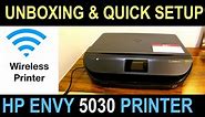 HP Envy 5030 SetUp, Unboxing review🖨 !!