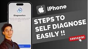 How to Run Diagnostics on iPhone !