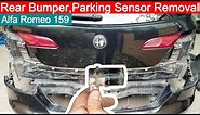 Alfa Romeo 159 Rear Bumper, Parking Sensor Removal, Disassembly