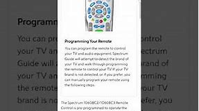 How to program your charter/spectrum remote to your receiver or sound bar