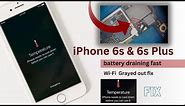 iPhone 6s & 6s plus over heat battery draining too fast temperature warning Fix! WiFi Greyed out Fix