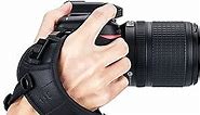 JJC Deluxe Microfiber Camera Hand Strap, Secure Padded Camera Holder Wrist Strap for Canon Nikon Sony Fujifilm Olympus DSLR and Mirrorless, Must Have Photography Accessories for Photographers