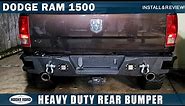 How to install Dodge Ram 1500 Heavy Duty Rear Bumper