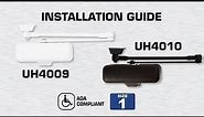 Universal Hardware UH4009 & UH4010 Light Duty Residential Closer Parallel Mount Install Instructions