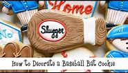 How to Decorate a Baseball Bat Cookie
